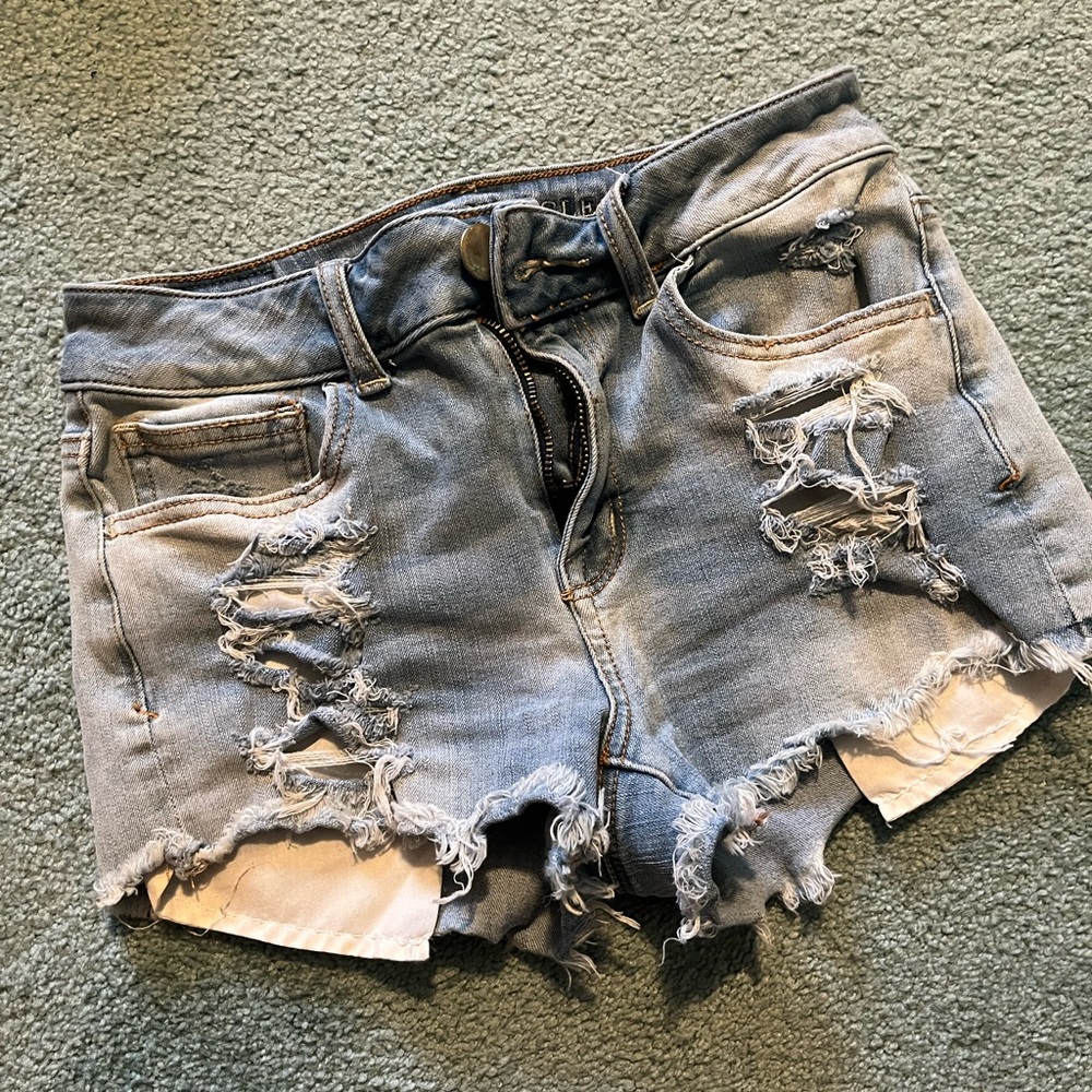 American eagle hi rise shortie